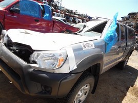 2014 Toyota Tacoma SR5 Silver Extended Cab 2.7L AT 4WD #Z24659